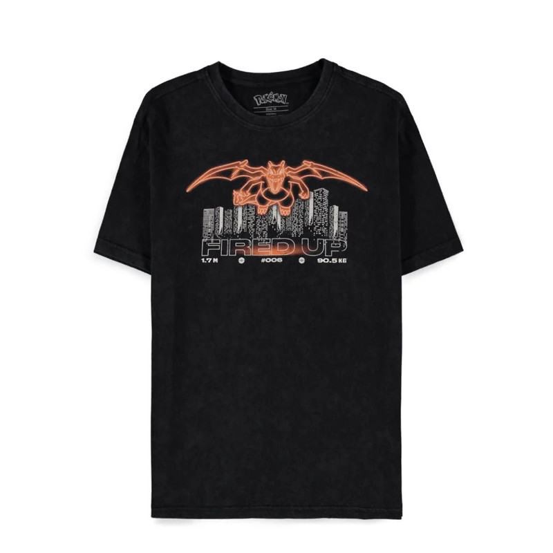 Difuzed Pokémon - Charizard Men's Short Sleeved T-shirt - L - تي-شيرت